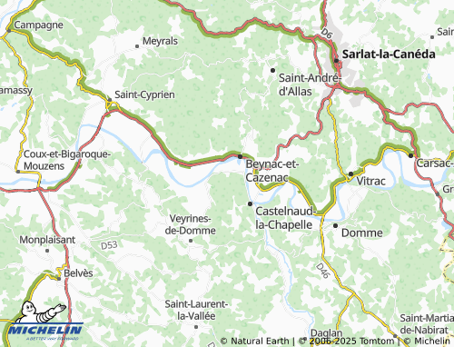 Carte MICHELIN La Treille - ViaMichelin
