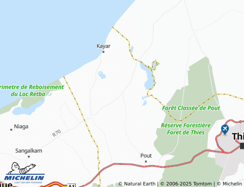 Mappa MICHELIN Ndam - ViaMichelin