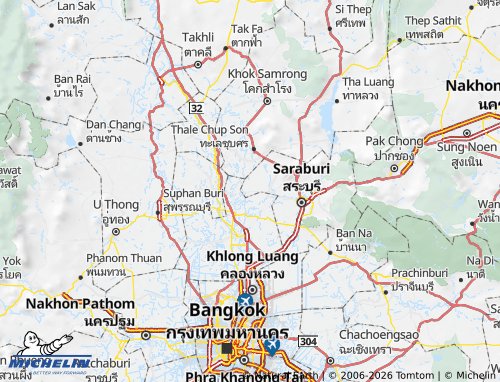 Mapa MICHELIN Amphoe Don Phut - ViaMichelin