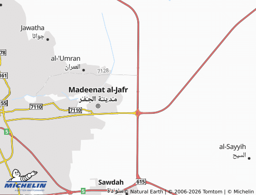 MICHELIN-Landkarte al-Nakheel - ViaMichelin