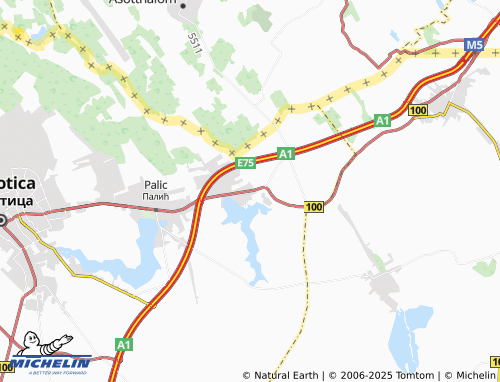 MICHELIN Hajdukovo map - ViaMichelin