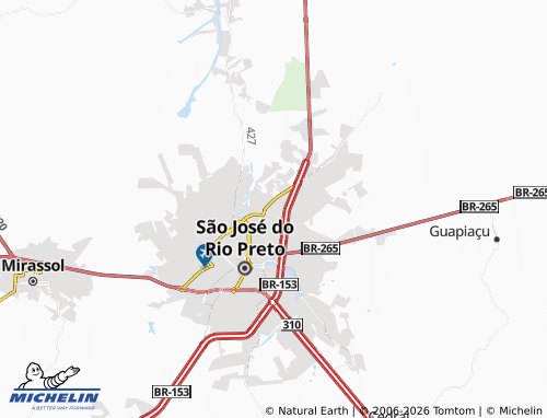 MICHELIN Bosque da Felicidade map - ViaMichelin