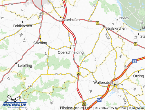Kaart MICHELIN Niederwalting - ViaMichelin