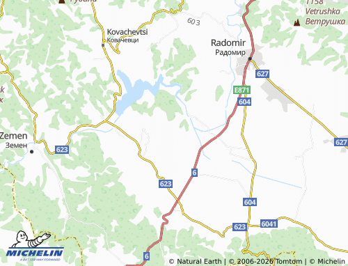Mappa MICHELIN Potsarnentsi - ViaMichelin