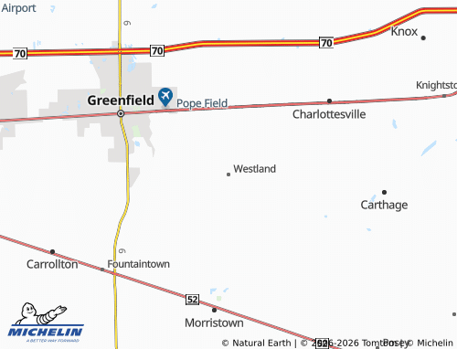 Carte MICHELIN Westland - ViaMichelin