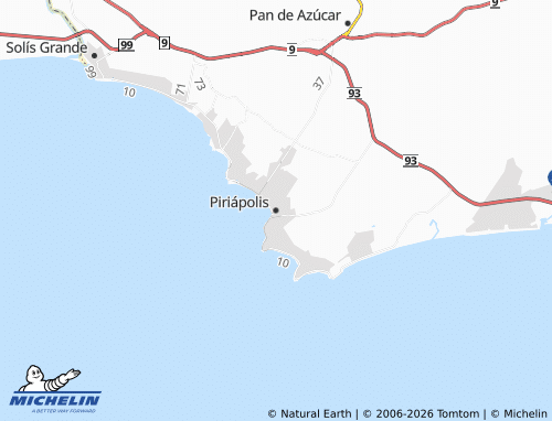 MICHELIN Piriápolis map - ViaMichelin
