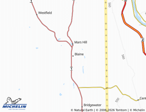 Mappa MICHELIN Blaine - ViaMichelin