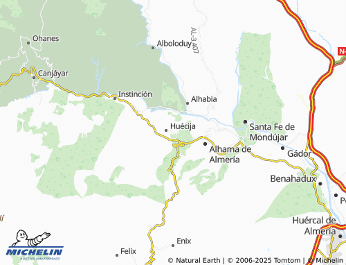 MICHELIN Alicún map - ViaMichelin