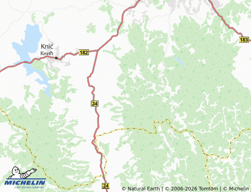 Carte MICHELIN Čestin - ViaMichelin