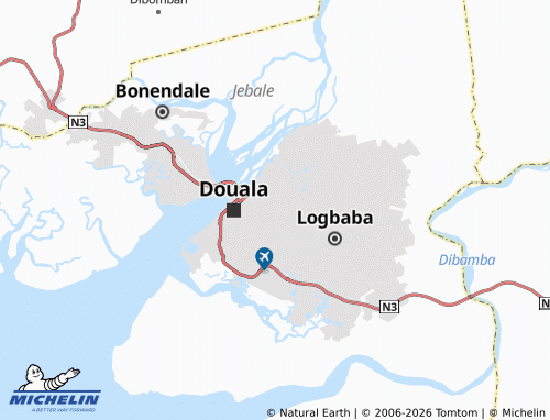 MICHELIN Bepanda map - ViaMichelin