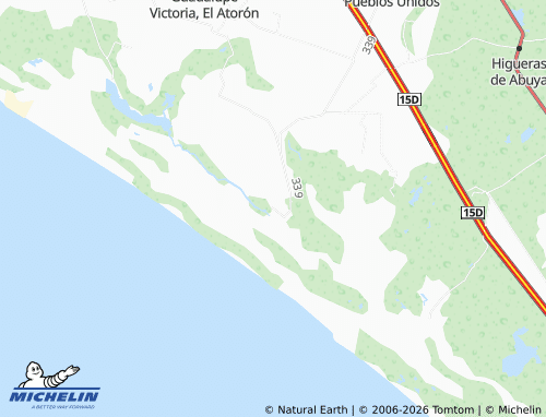 Mappa MICHELIN Península de Villamoros - ViaMichelin
