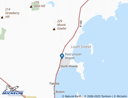 MICHELIN Poonindie map - ViaMichelin