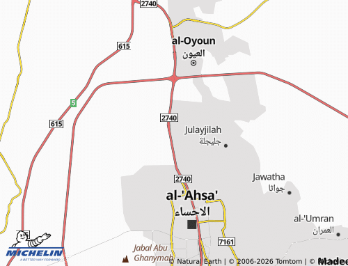 MICHELIN Al Rabea map - ViaMichelin