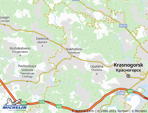 MICHELIN Nakhabino map - ViaMichelin