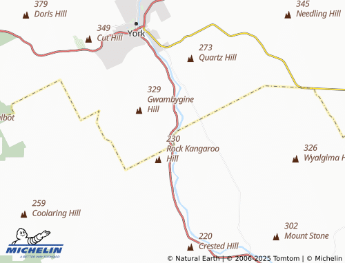 MICHELIN Gwambygine map - ViaMichelin