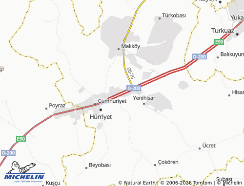 MICHELIN Alagöz map - ViaMichelin