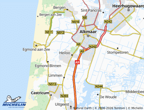 Mapa MICHELIN Heiloo - ViaMichelin