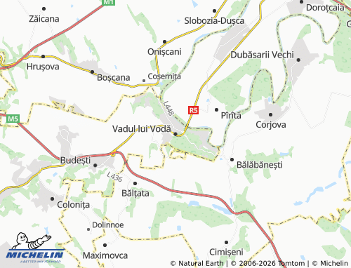 Mapa MICHELIN Vadul lui Vodă - ViaMichelin