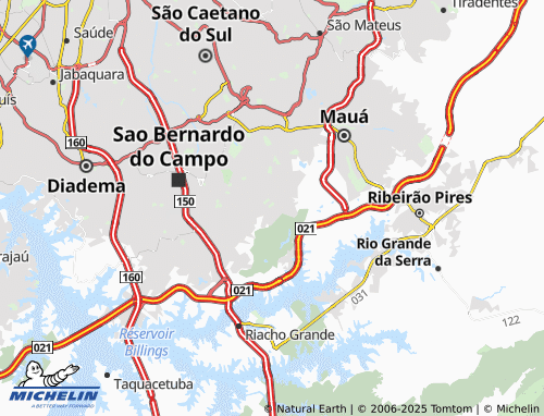 MICHELIN Vila João Ramalho map - ViaMichelin
