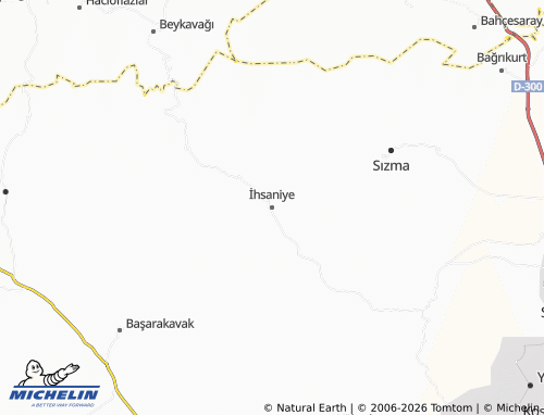 Mappa MICHELIN İhsaniye - ViaMichelin
