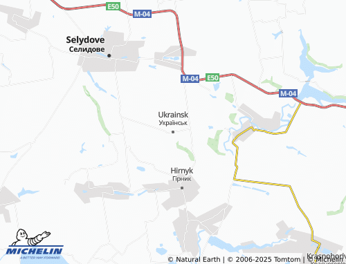 MICHELIN Ukrainsk map - ViaMichelin