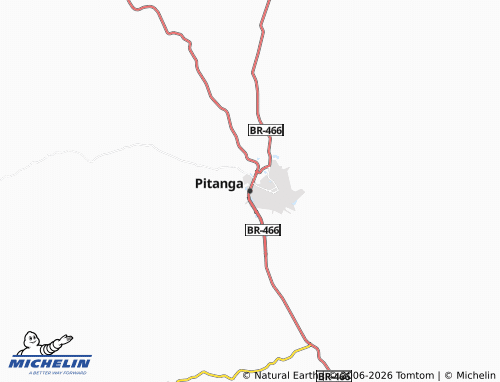 MICHELIN Pitanga map - ViaMichelin