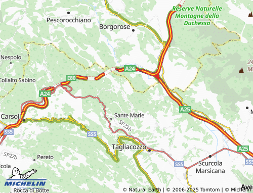 Mappa MICHELIN Santo Stefano - ViaMichelin