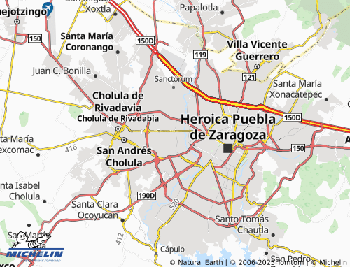 Carte MICHELIN Colonia La Loma - ViaMichelin