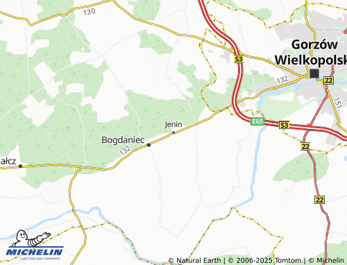 MICHELIN Jenin map - ViaMichelin