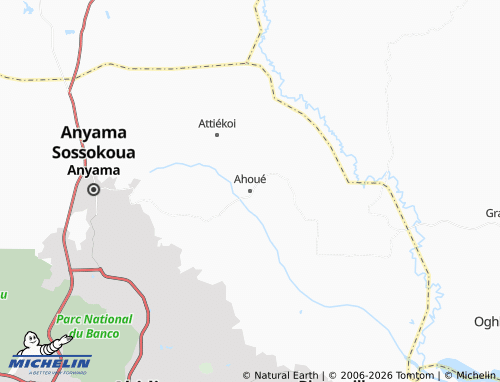 Mapa MICHELIN Ahoué - ViaMichelin