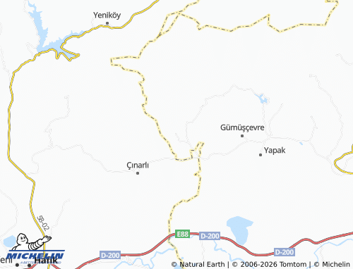 Mappa MICHELIN Karacahisar - ViaMichelin