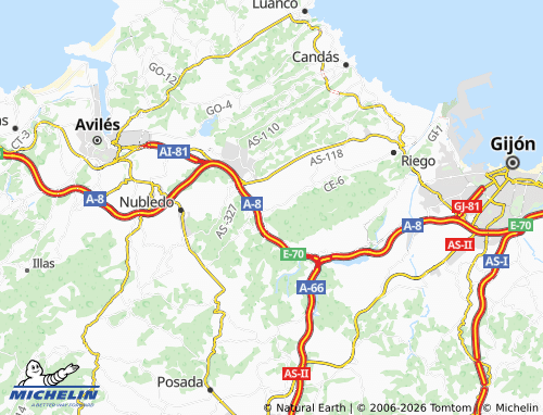 MICHELIN-Landkarte Ambas - ViaMichelin
