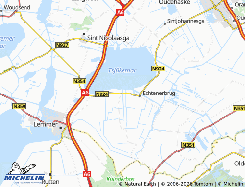 Carte MICHELIN Echten - ViaMichelin