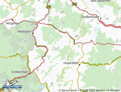 MICHELIN Schlechtenwegen map - ViaMichelin