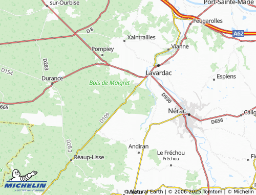 Mappa MICHELIN Béas - ViaMichelin