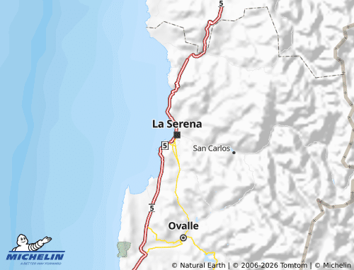 Mappa MICHELIN Coquimbo - ViaMichelin
