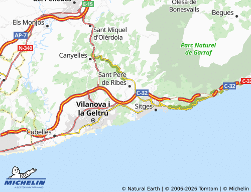 Carte MICHELIN Puigmoltó - ViaMichelin