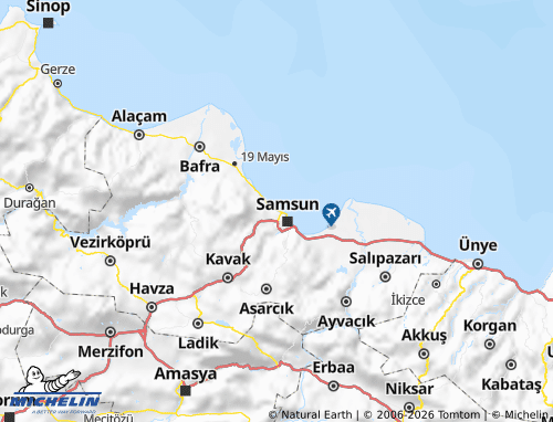 Mappa MICHELIN Atakum - ViaMichelin