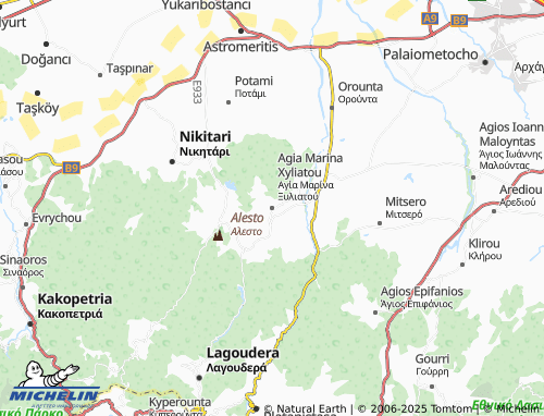 MICHELIN Agia Marina Xyliatou map - ViaMichelin