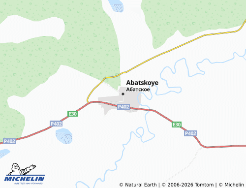 MICHELIN-Landkarte Abatskoye - ViaMichelin