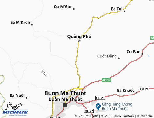 MICHELIN Ea Pốk map - ViaMichelin