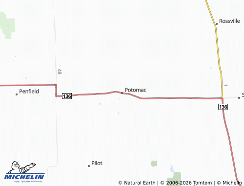 Mappa MICHELIN Potomac - ViaMichelin
