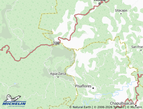 Mappa MICHELIN Rancho Nuevo Neblinas - ViaMichelin