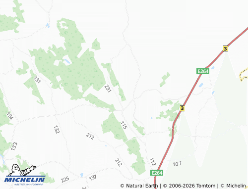 MICHELIN Vassevere map - ViaMichelin