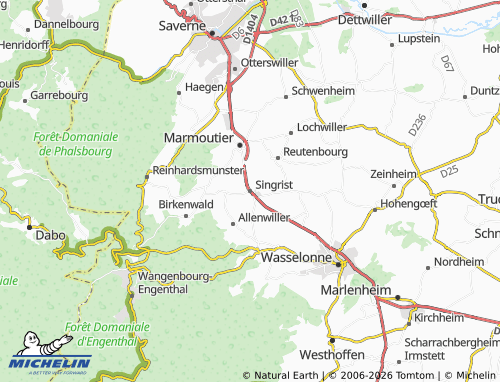 Mapa MICHELIN Singrist - ViaMichelin