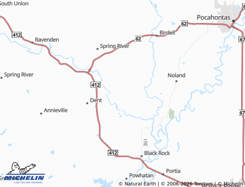 Carte MICHELIN Butler - ViaMichelin
