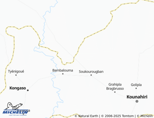 MICHELIN Korongokoudougou map - ViaMichelin