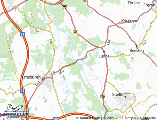 Carte MICHELIN Hesselte - ViaMichelin