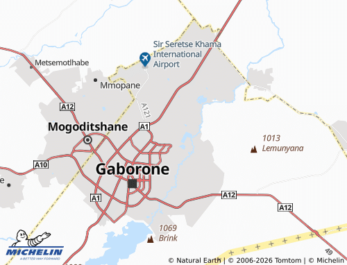 Mapa MICHELIN Tsholofelo Extension - ViaMichelin