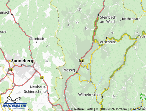 MICHELIN Friedersdorf map - ViaMichelin